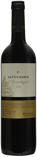 Image of Bottle of 2012, Altocedro, La Consulta Select, Uco Valley, Mendoza